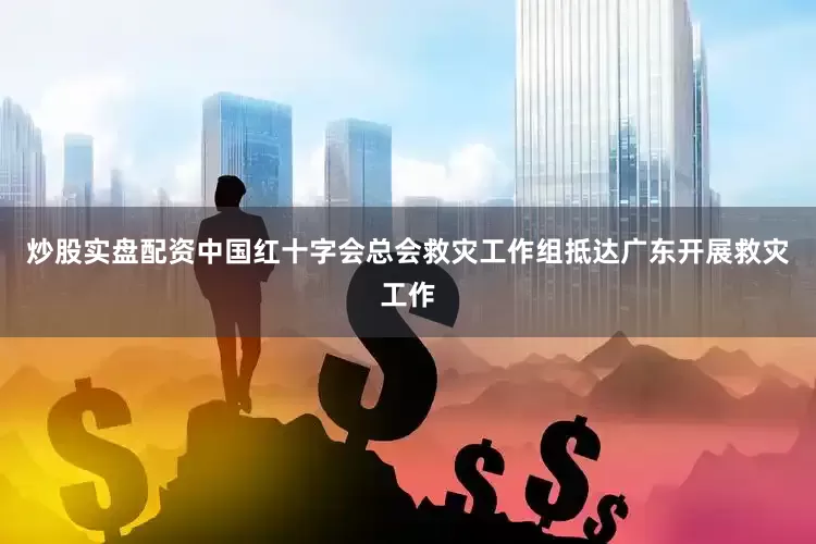 炒股实盘配资中国红十字会总会救灾工作组抵达广东开展救灾工作