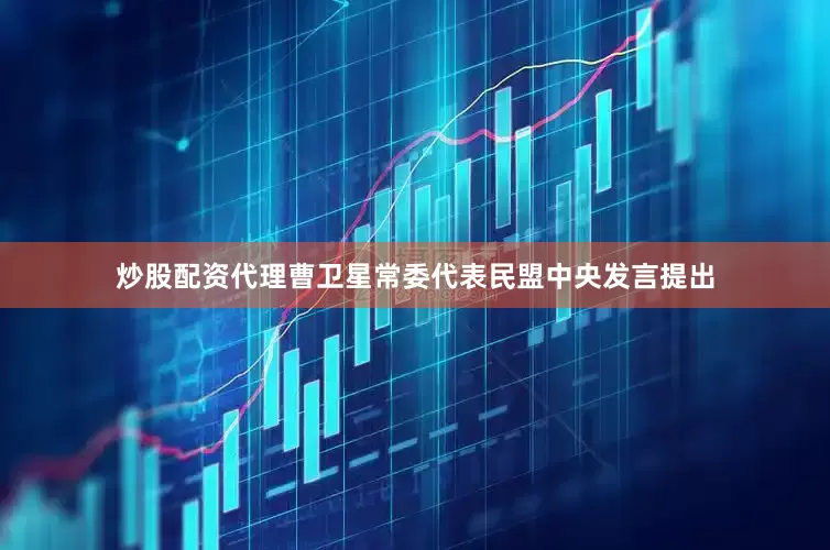 炒股配资代理曹卫星常委代表民盟中央发言提出