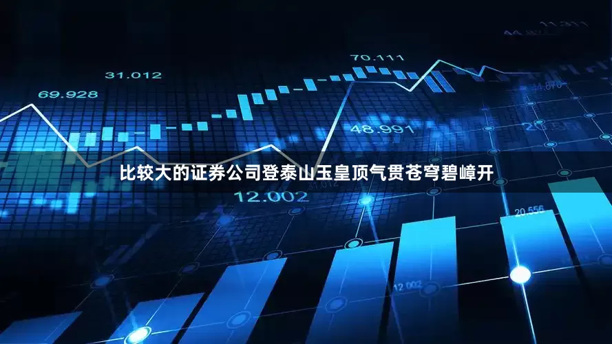 比较大的证券公司登泰山玉皇顶气贯苍穹碧嶂开