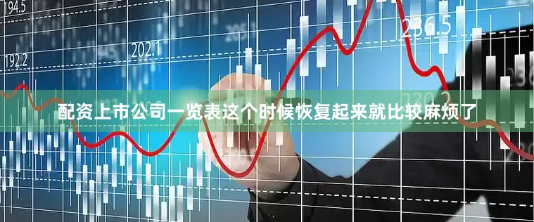 配资上市公司一览表这个时候恢复起来就比较麻烦了